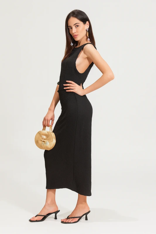 BLACK DRESS-88011