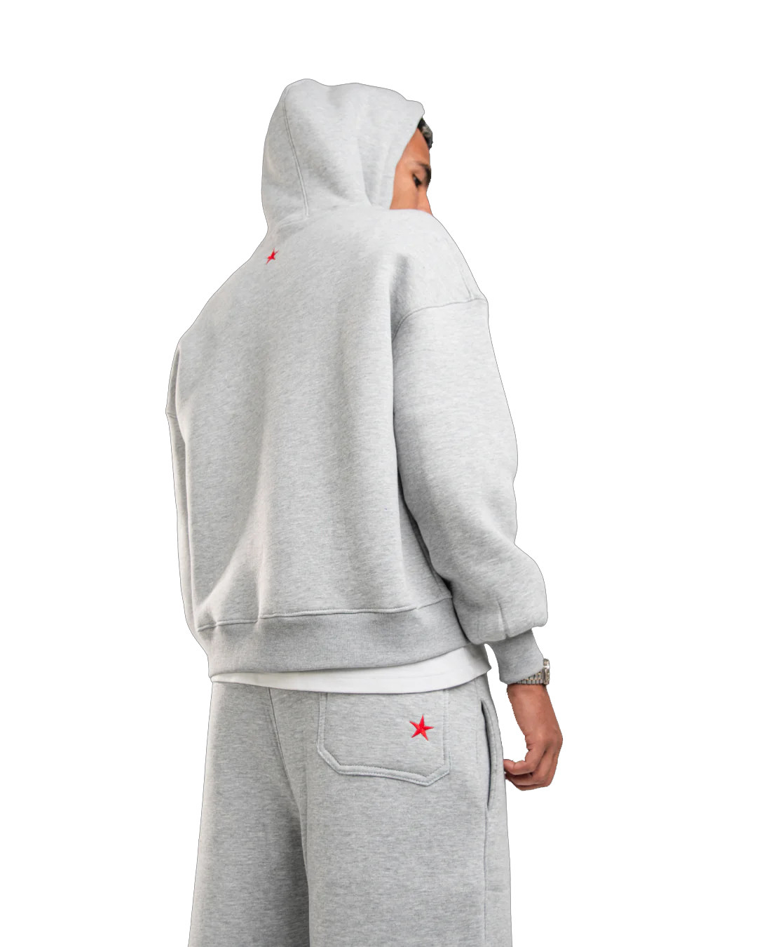 Light Gray Hoodie & Pants Set