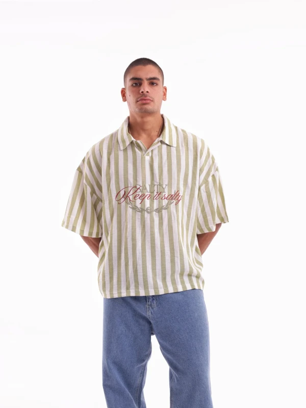Keep It Salty Linen Polo