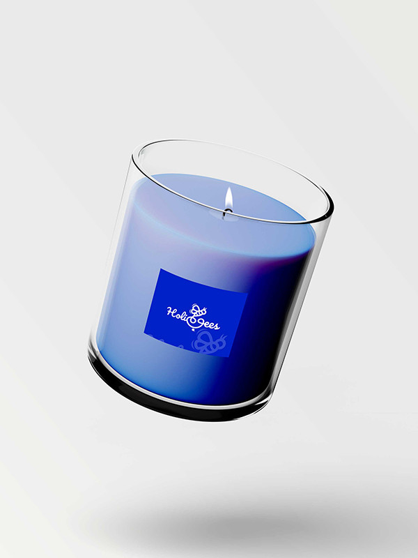 Holibees Home Candle – Warm Amber & Vanilla